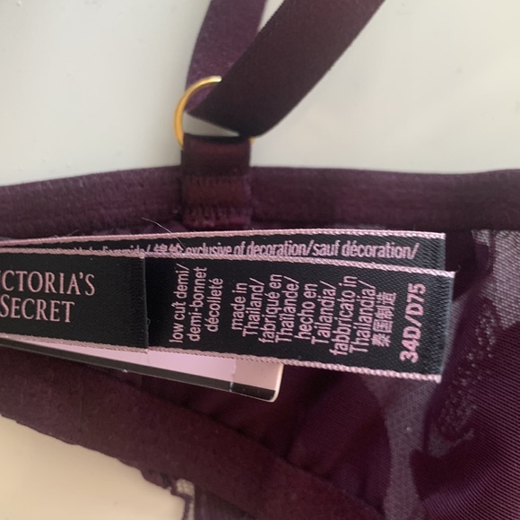 Very Sexy VS low cut Demi bra 34D - Picture 4 of 4